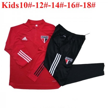 São Paulo 2020/21 Dziecięcy Komplet Bluzy Treningowe M001